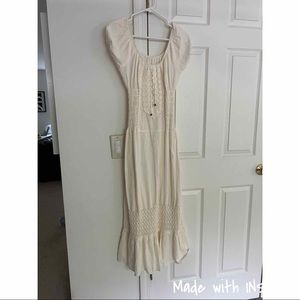 Cream Maxi Dress NWOT